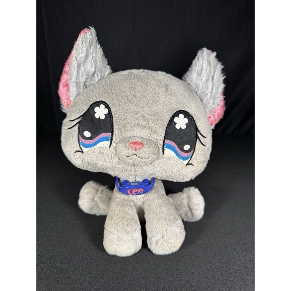 Littlest Pet Shop Cuddliest Chinchilla VIP Lps Plush Toy Early Gen 2 Rare